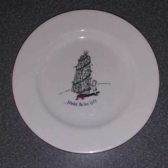Dayton Hudson 1st Ed MERRY MASTERPIECES Leaning Tower of Pisa PORCELAIN 8” Plate - Picture 1 of 4